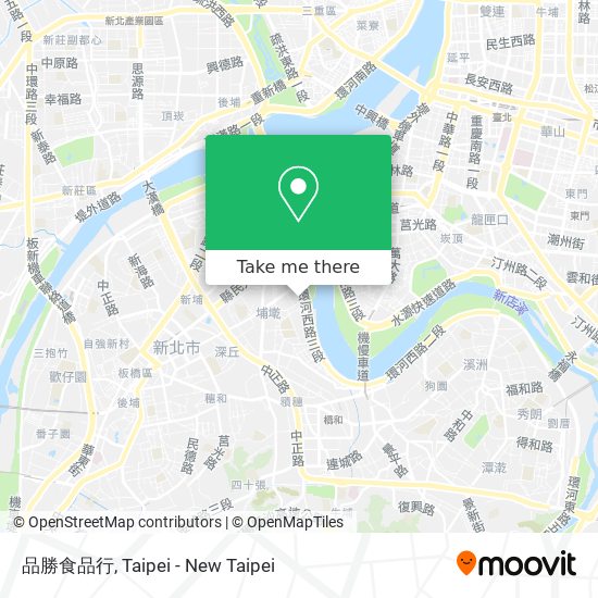 品勝食品行地圖