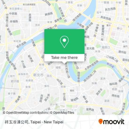 祥玉冷凍公司地圖