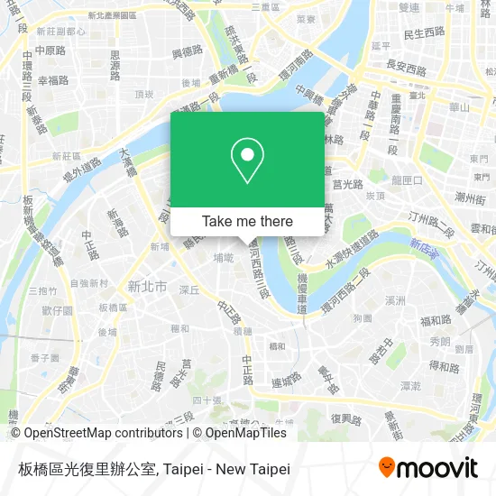 板橋區光復里辦公室地圖