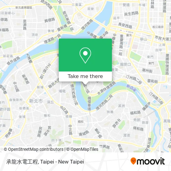 承龍水電工程地圖
