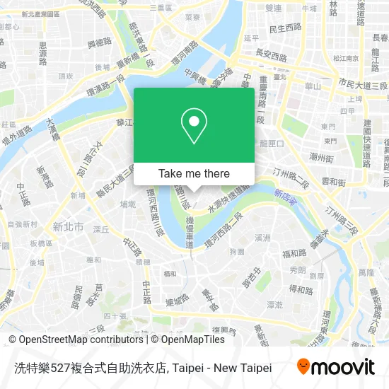洗特樂527複合式自助洗衣店地圖