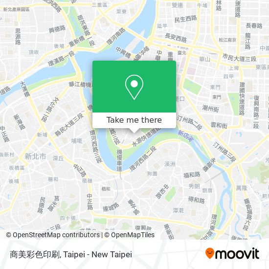 商美彩色印刷 map