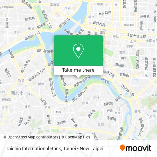 Taishin International Bank map