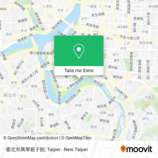 臺北市萬華親子館地圖