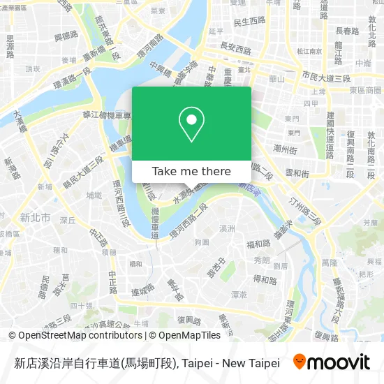 新店溪沿岸自行車道(馬場町段) map