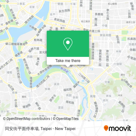 同安街平面停車場地圖