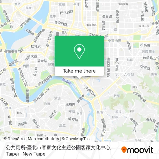 公共廁所-臺北市客家文化主題公園客家文化中心 map