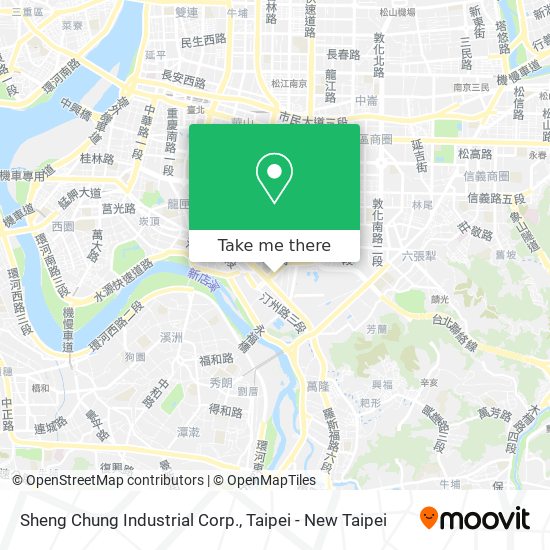 Sheng Chung Industrial Corp. map