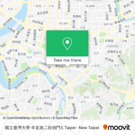 國立臺灣大學-辛亥路二段側門3地圖