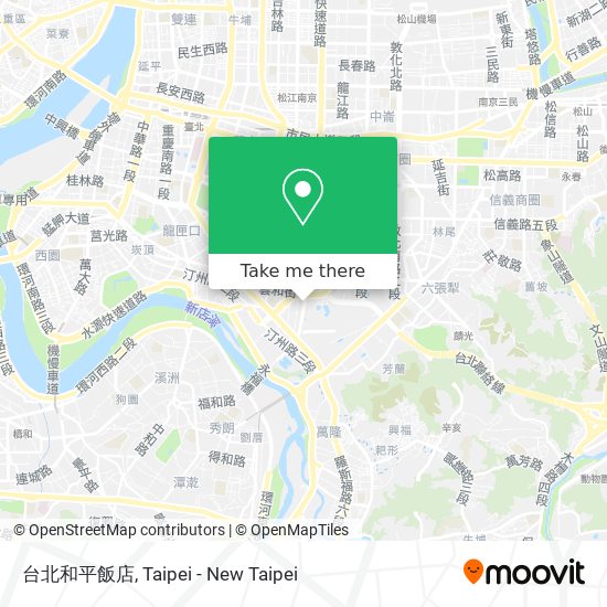 台北和平飯店 map