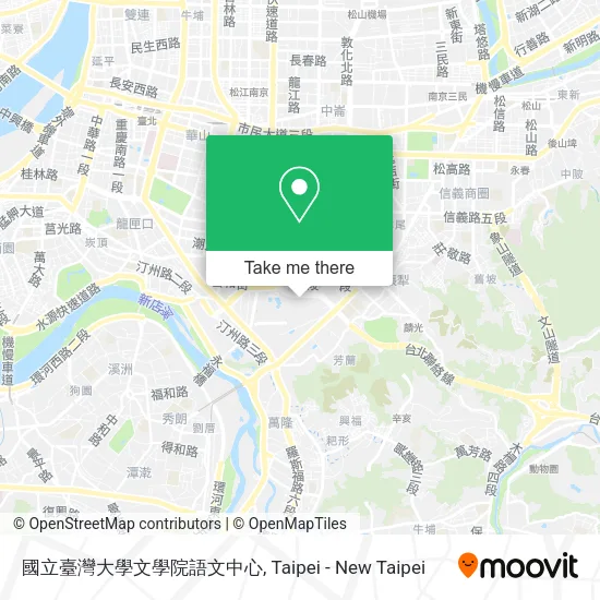 國立臺灣大學文學院語文中心 map