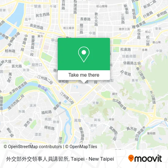 外交部外交領事人員講習所 map