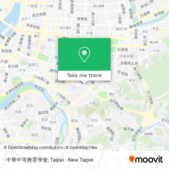 中華中等教育學會 map