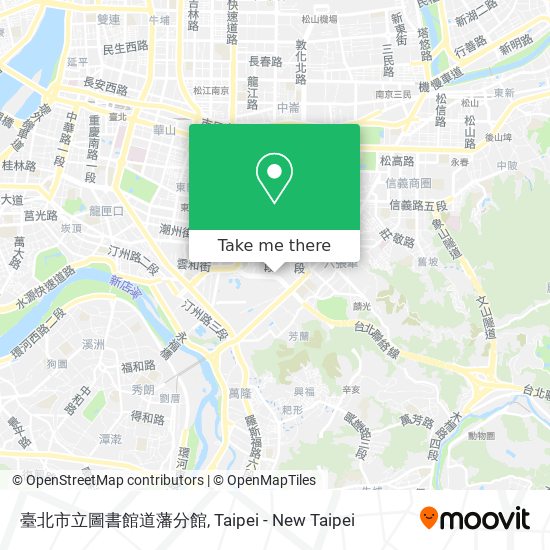 臺北市立圖書館道藩分館 map