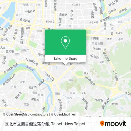 臺北市立圖書館道藩分館地圖
