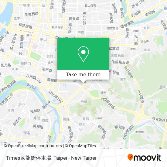 Times臥龍街停車場 map