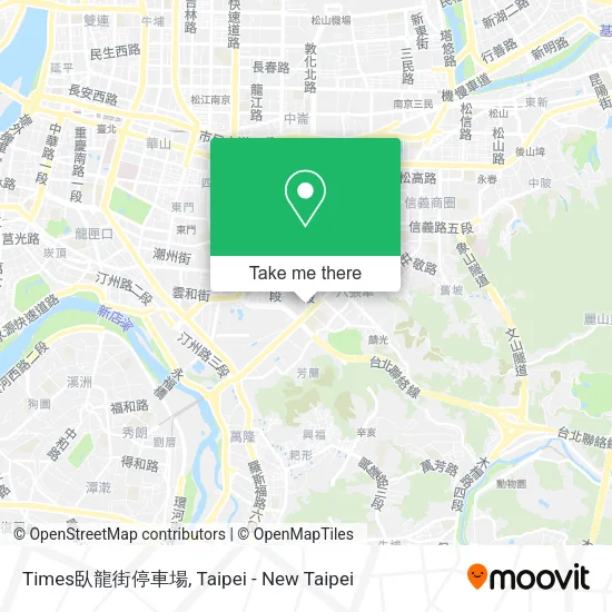 Times臥龍街停車場地圖