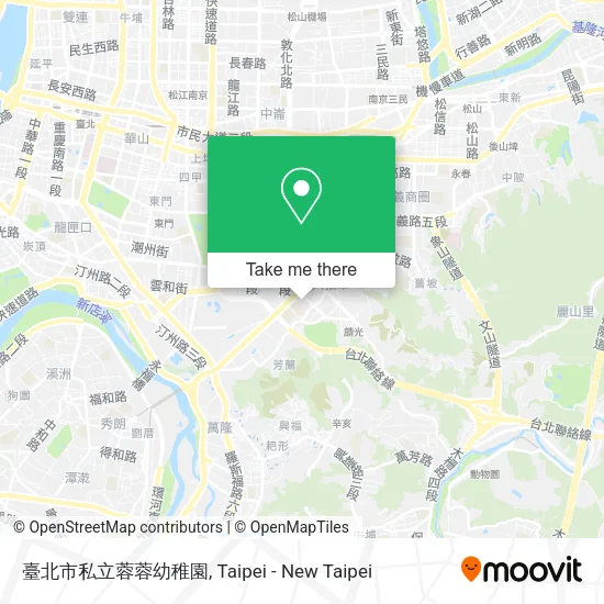 臺北市私立蓉蓉幼稚園地圖