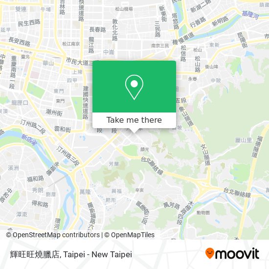 輝旺旺燒臘店地圖