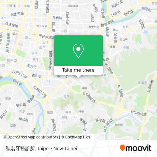 弘名牙醫診所 map