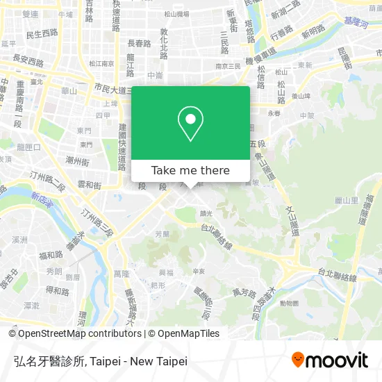 弘名牙醫診所地圖