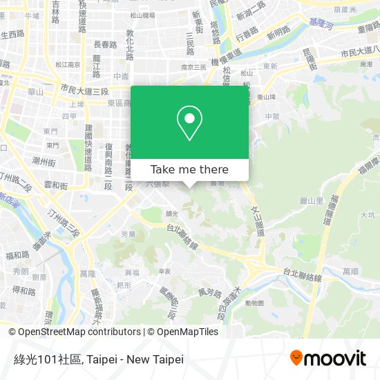 綠光101社區 map