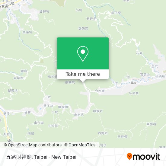 五路財神廟地圖