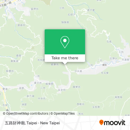 五路財神廟 map