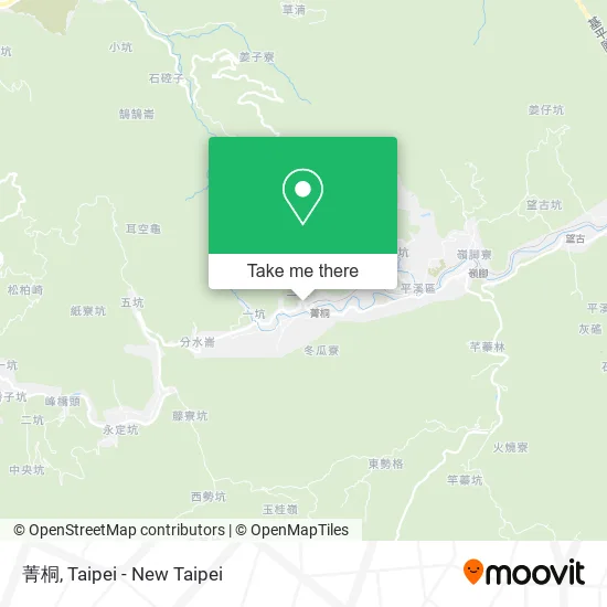 菁桐 map
