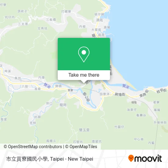 市立貢寮國民小學地圖