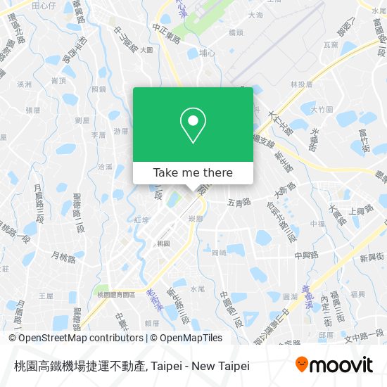 桃園高鐵機場捷運不動產 map