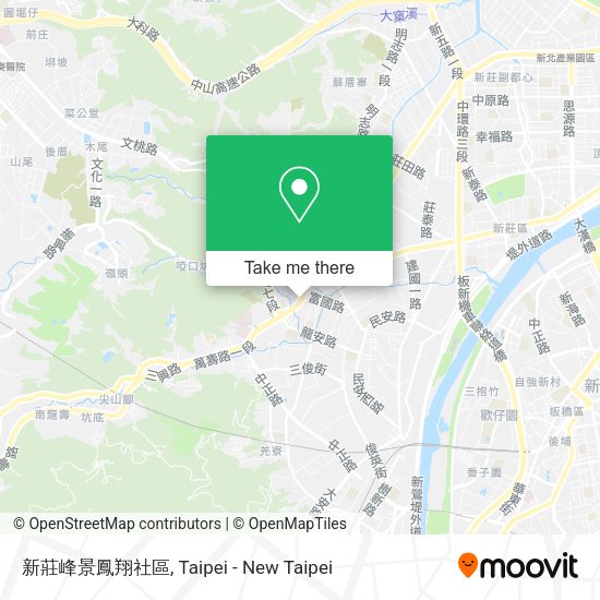 新莊峰景鳳翔社區地圖