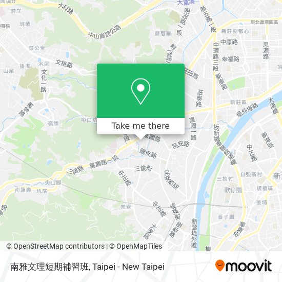 南雅文理短期補習班地圖