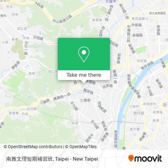 南雅文理短期補習班 map