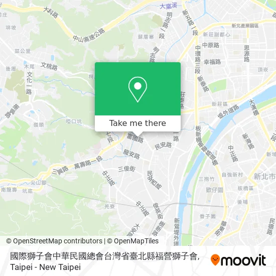 國際獅子會中華民國總會台灣省臺北縣福營獅子會 map
