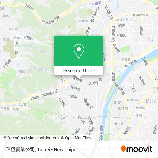 暉恆實業公司 map