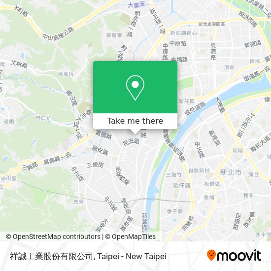 祥誠工業股份有限公司 map