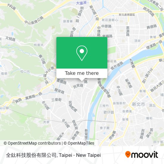 全鈦科技股份有限公司 map