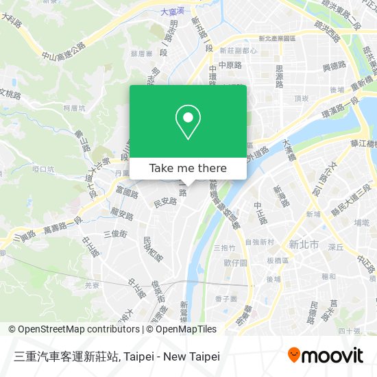 三重汽車客運新莊站 map