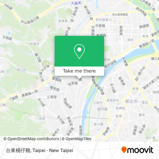 台東桶仔雞地圖