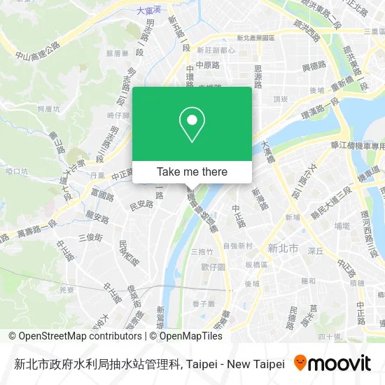 新北市政府水利局抽水站管理科地圖