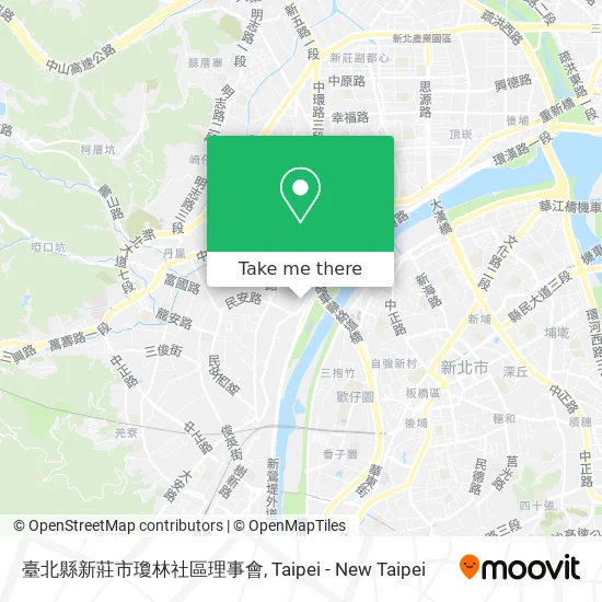 臺北縣新莊市瓊林社區理事會 map