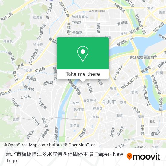 新北市板橋區江翠水岸特區停四停車場 map