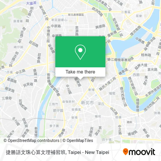 捷勝語文珠心算文理補習班地圖
