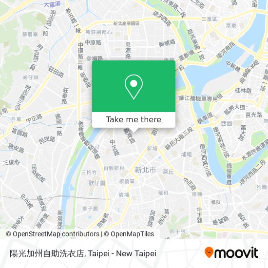 陽光加州自助洗衣店 map