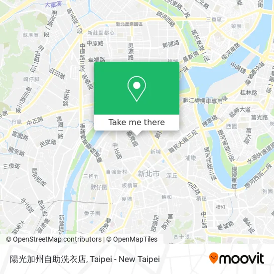 陽光加州自助洗衣店 map