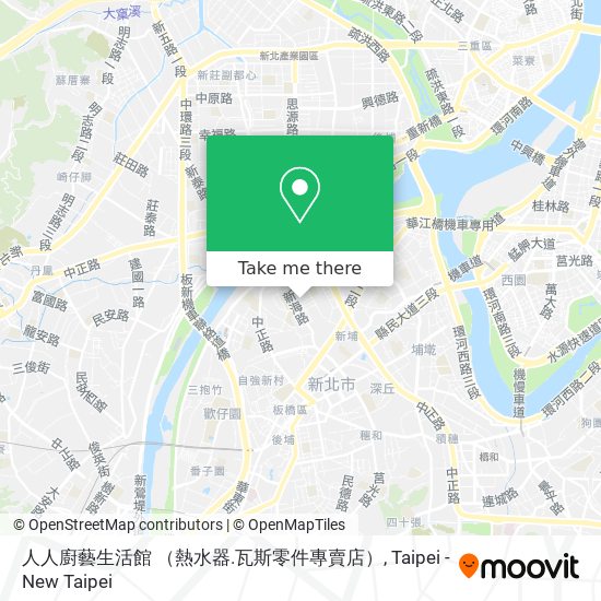 人人廚藝生活館 （熱水器.瓦斯零件專賣店） map