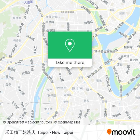 禾田精工乾洗店 map