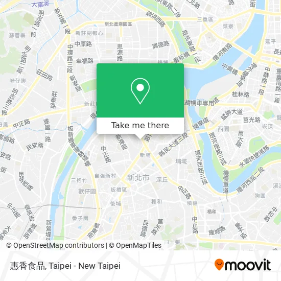 惠香食品 map