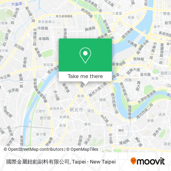 國際金屬鈕釦副料有限公司地圖